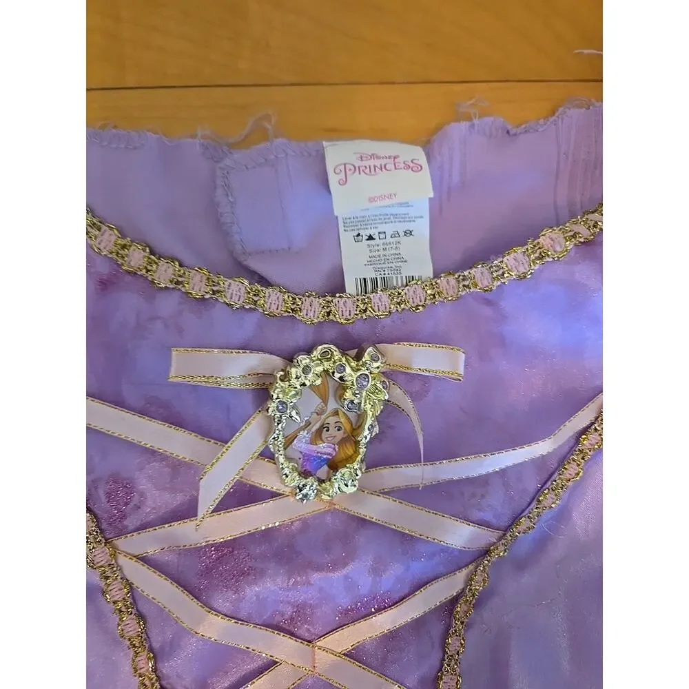 Halloween Disney Princess Rapunzel Childs Costume Medium 7/8 Tangled